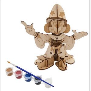 NIB
Sorcerer Mickey Mouse 3D Wood Model Set
